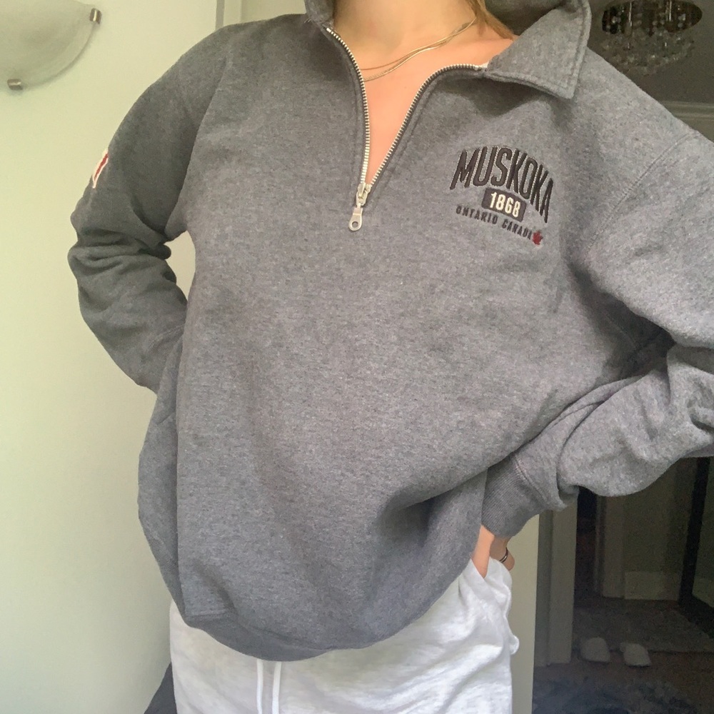 Vintage Quarter Zip Sweater